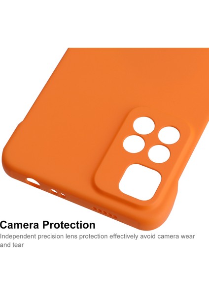 Ka Kaplama Düz Renkli Çerçevesiz Mat Sert Pc Koruyucu Kapak Xiaomi Redmi Için Cep Telefonu Kasası Not 11 Pro 5g (Çin) (Mediatek)/not 11 Pro+ 5g-Orange (Yurt Dışından) fiyatları