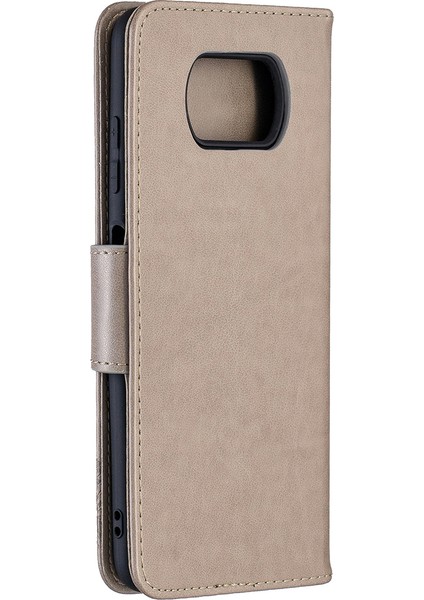 Baskı Kelebekleri Desen Cüzdan Stand Deri Kapak Xiaomi Poco X3/poco X3 Nfc-Gre (Yurt Dışından)