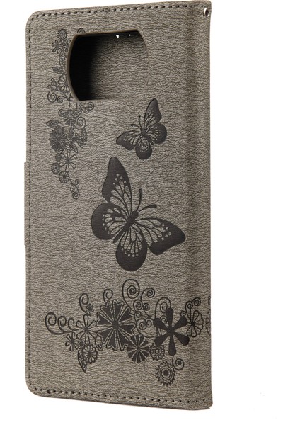 Baskı Kelebekleri Cüzdan Stand Flip Deri Telefon Kapağı Xiaomi Poco X3/poco X3 Nfc-Gre (Yurt Dışından)