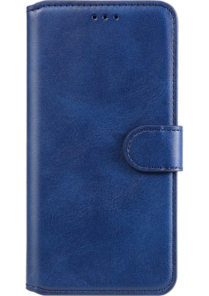 Xiaomi Redmi Için Klasik Cüzdan Stand Flip Deri Telefon Kılıfı Not 9 5g/redmi Not 9t 5g-Blue (Yurt Dışından)