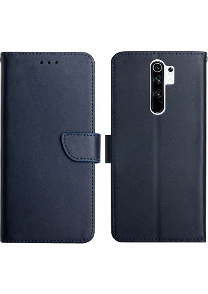 Anti-Drop Nappa Doku Deri Deri Dış Kapak+Yumuşak Tpu Iç Kabuk Düz Renk Stand Kılıfı Xiaomi Redmi Için Cüzdan Özelliği (Yurt Dışından)