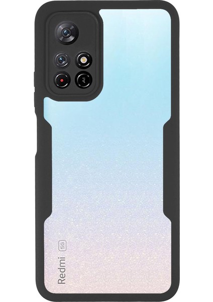 360 Derece Koruma Akrilik+Tpu Hibrit Telefon Kılıfı Pet Screen Film ile Xiaomi Redmi Not 11 5g (Çin) (Mediatek)/redmi Not 11T 5g/redmi Not 11S 5g-Black (Yurt Dışından) fiyatları