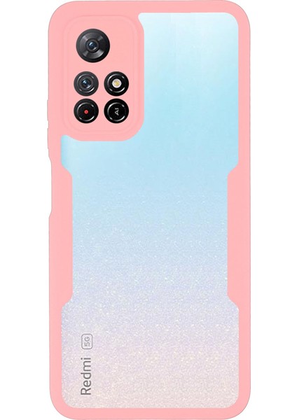 360 Derece Koruma Akrilik+Tpu Hibrit Telefon Kılıfı Pet Screen Film ile Xiaomi Redmi Not 11 5g (Çin) (Mediatek)/redmi Note 11T 5g/redmi Not 11S 5g-Pink (Yurt Dışından) fiyatları