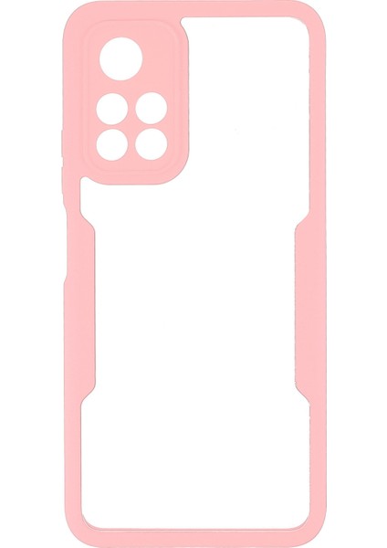 360 Derece Koruma Akrilik+Tpu Hibrit Telefon Kılıfı Pet Screen Film ile Xiaomi Redmi Not 11 5g (Çin) (Mediatek)/redmi Note 11T 5g/redmi Not 11S 5g-Pink (Yurt Dışından) modelleri