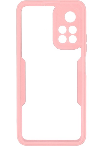 360 Derece Koruma Akrilik+Tpu Hibrit Telefon Kılıfı Pet Screen Film ile Xiaomi Redmi Not 11 5g (Çin) (Mediatek)/redmi Note 11T 5g/redmi Not 11S 5g-Pink (Yurt Dışından) fırsatları