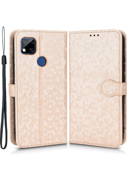 Xiaomi Redmi 10A/REDMI 9c/redmi 9c Nfc Için Önleyici Pu Deri Cüzdan Kılıf (Yurt Dışından)