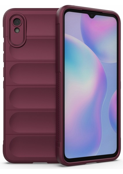 Xiaomi Redmi Için 9A Yumuşak Tpu Bırakma Korumalı Şok Emilim Kamera Koruması Cep Telefonu Kapak Kırmızısı (Yurt Dışından)