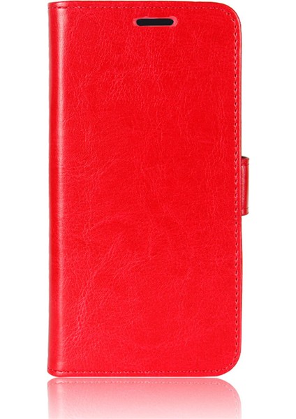 Xiaomi Poco X3/poco X3 Nfc-Red Için Çılgın At Derisi Cüzdan Telefon Kapağı Kasası (Yurt Dışından)