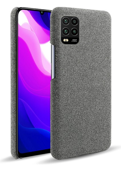 Xiaomi Mi 10 Lite 5g-Dark Gri Için Bez Skin Pc Koruyucu Kabuk (Yurt Dışından)