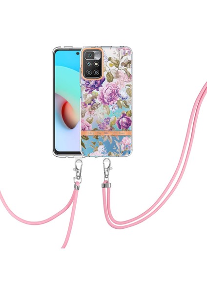 Xiaomi Redmi Için Tpu Telefon Kılıfı Not 11 4g (Mediatek)/redmi 10 4g (2021)/REDMI 10 2022 4g/10 Prime, Çiçek Desenleri Imd Iml Telefon Koruyucu Kapak Kirkar-Mor ile (Yurt Dışından) fiyatları