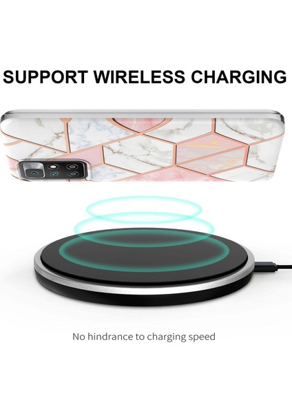 2.0mm Ultra Yetenekli Desen Baskı Imd Elektraplama Xiaomi Redmi Için Esnek Tpu Telefon Kılıf Kapağı Not 11 4g (Mediatek)/10 4g (2021)/10 2022 4g/10 Prime-Pink/beyaz (Yurt Dışından) modelleri