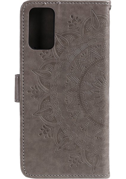 Xiaomi Poco M3-Gre Için Kayışlı Basılı Mandala Çiçek Cüzdan Deri Kasa (Yurt Dışından)