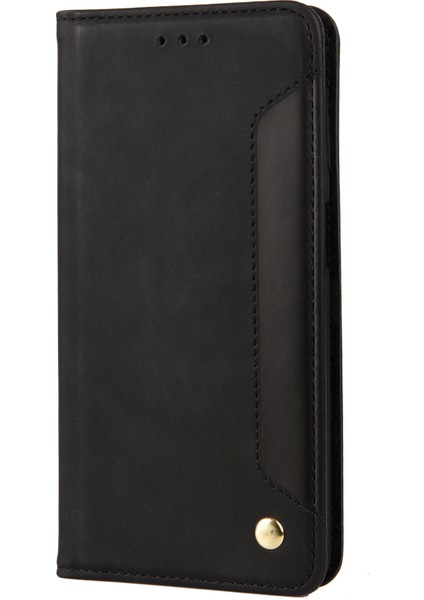 Cilt Touch Duygu Stand Cüzdan Renk Ekleme Telefon Kılıfı Deri Kapak Xiaomi Redmi Note 11 Pro 5g (Çin) (Mediatek)/note 11 Pro+ 5g-Black (Yurt Dışından) fiyatları