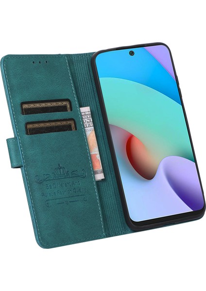 Dikiş Pu Deri Manyetik Toka Stand Telefon Kılıfı Cüzdan Koruyucu Kapak Xiaomi Redmi Note 11 Pro 5g (Çin) (Mediatek)/note 11 Pro+ 5g-Yeşil (Yurt Dışından) fırsatları