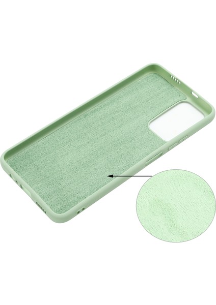 Yumuşak Sıvı Silikon Hafif Mikrofiber Astar Yastık Doku Xiaomi Redmi Için Koruyucu Kapak Not 11 5g (Çin) (Mediatek)/redmi Not 11T 5g/not 11S 5g-Green (Yurt Dışından) fırsatları