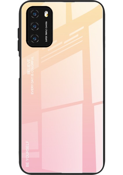 Xiaomi Poco M3 Pc+Tpu Combo Kapak Sarı/pembe (Yurt Dışından)