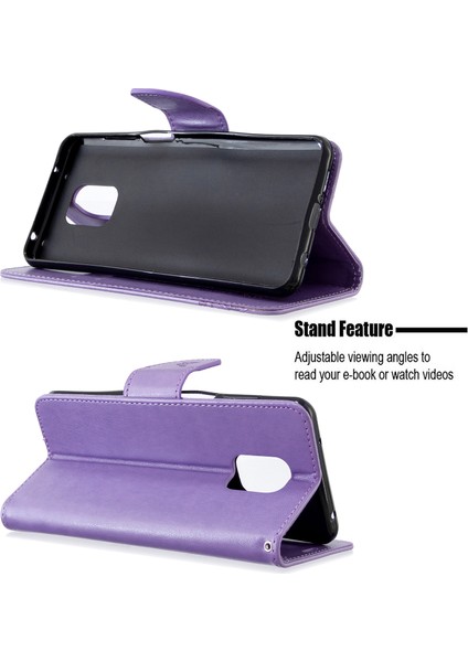 Baskı Kelebekleri Cüzdan Stand Flip Deri Kılıfı Xiaomi Redmi Note 9 Pro Max/not 9 Pro/not 9s-Purple (Yurt Dışından) fiyatları