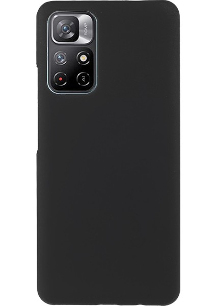 Xiaomi Redmi Için Note 11 5g (Çin) (Mediatek)/not 11T 5g/not 11S 5g Şok Emici Ka Sert Pc Parlak Yüzey Arka Kapak Black (Yurt Dışından)