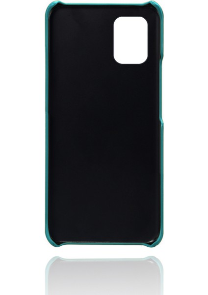 Çift Kart Yuvaları ile Pu Deri Kaplamalı Xiaomi Mi 10 Lite 5g-Green Için (Yurt Dışından)