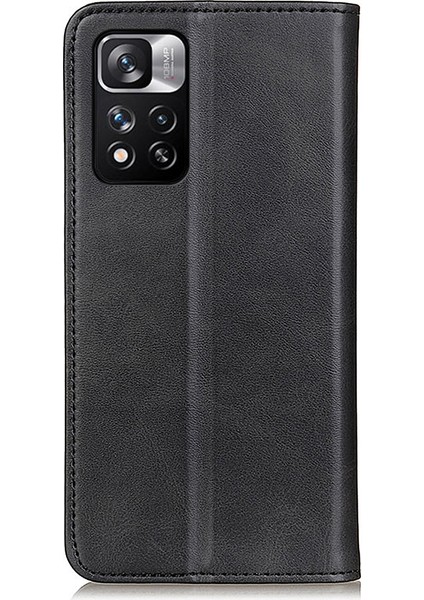 Manyetik Otomatik Emici Bölünmüş Deri Kapak+ Tpu Iç Kasa Cüzdan Standı Koruyucu Kapak Kabuğu Xiaomi Redmi Note 11 Pro 5g (Çin) (Mediatek)/11 Pro+ 5g-Black (Yurt Dışından) fırsatları