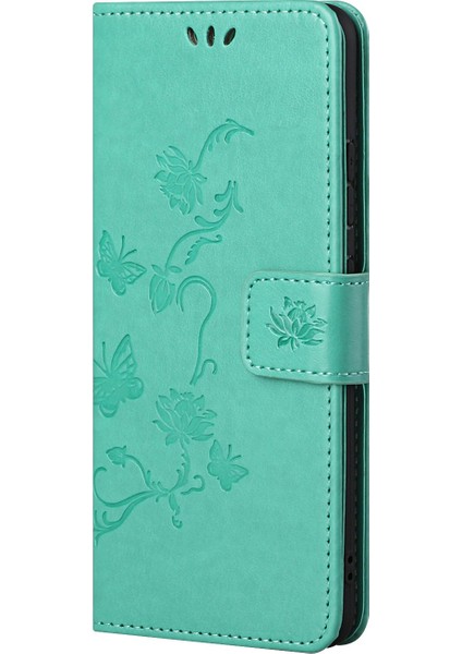 Ayarlanabilir Stand Tasarım Kelebek Çiçekler Desaret Anti-Çizgiye Dönüştüren Xiaomi Redmi 10 4g (2021)/10 Prime/10 2022 4g/not 11 4g (Mediatek) -Green (Yurt Dışından) fiyatları