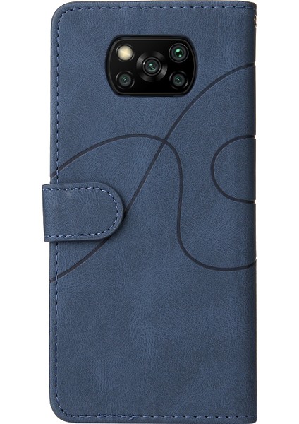 Xiaomi Poco X3 Nfc/poco X3/poco X3 Pro, Bi Renk Ekleme Pu Deri Kılıf (Yurt Dışından)