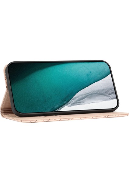 Xiaomi Redmi Için Note 12 Pro 4g/11 Pro 4g (Mediatek)/note 11 Pro 5g (Qualcomm)/note 11 Pro+ 5g Rhombus Desen Litchi Dokusu Manyetik Pu Deri Cüzdan Kılıf Sarı (Yurt Dışından)