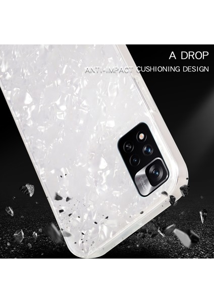 Şok Geçirmez Ince Sert Akrilik+ Yumuşak Tpu Kenarları Imd Koruyucu Net Telefon Kılıfı Xiaomi Redmi Note 11 Pro 5g (Çin) (Mediatek)/not 11 Pro+ 5g-Beyaz (Yurt Dışından) fırsatları