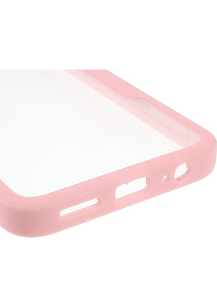 Lens Koruması Şok Geçirmez Pet Ekran Koruyucusu+Akrilik+Tpu Xiaomi Redmi Için Not 9 (Mtk Helio G85) Için Anti-Fall Anti Cep Telefonu Kapağı -Pink (Yurt Dışından)