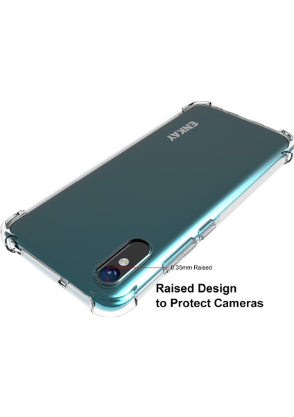 Xiaomi Redmi 9A Için 0.26MM 9h 2.5d Tam Tutkal Temperli Cam ile Şok Geçirmez Net Tpu Kasası (Yurt Dışından)