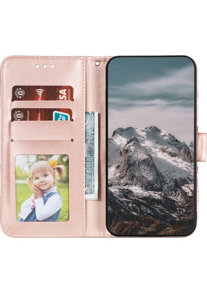 Baskı Mandala Çiçek Flip Pu Deri Kılıf Standı Manyetik Kapatma Koruyucu Telefon Kapağı Strap ile Xiaomi Redmi Note 11 Pro 5g (Çin) (Mediatek)/not 11 Pro+ 5g-Rose Altın (Yurt Dışından) fırsatları
