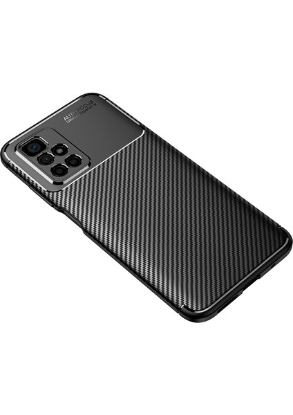 Karbon Fiber Doku Esnek Dayanıklı Dayanıklı Fall Işık Tpu Xiaomi Için Redmi 10 4g (2021)/REDMI 10 2022 4g/redmi Not 11 4g (Mediatek)/redmi 10 Prime-Black (Yurt Dışından) fiyatları