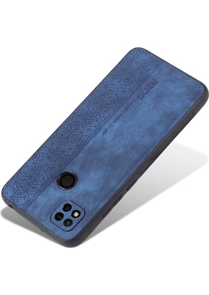 Xiaomi Için Redmi 10A/REDMI 9c/redmi 9c Nfc Baskılı Desen Anti-Drop Telefon Kılıfı Pu Deri Kaplamalı Tpu Kapak Mavisi (Yurt Dışından) modelleri