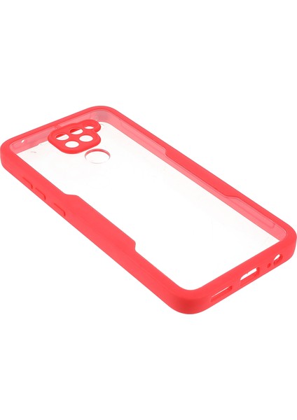 Lens Koruması Şok Geçirmez Pet Ekran Koruyucusu+Akrilik+Tpu Xiaomi Redmi Için Not 9 (Mtk Helio G85)-RED Için (Yurt Dışından)