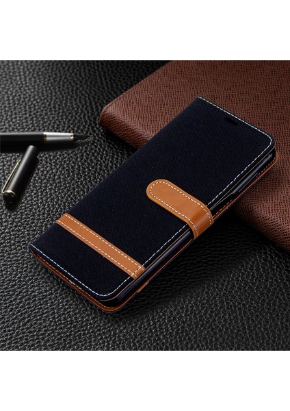 Xiaomi Redmi Için Çeşitli Kot Ceza Cüzdan Deri Kapağı Not 9 Pro Max/note 9 Pro/not 9s-Black (Yurt Dışından) fırsatları