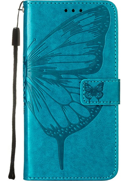 Şok Geçirmez Kelebek Çiçek Deseni Deri Cüzdan Xiaomi Için Bilek Kayışı ile Telefon Kılıfı Not 11 4g (Mediatek)/10 4g (2021)/10 2022 4g/10 Prime-Blue (Yurt Dışından) fiyatları
