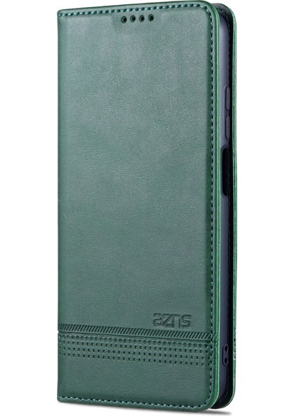 Dayanıklı Cüzdan Tasarım Pu Deri Deri Şok Geçirmez Telefon Kapak Kılıfı Xiaomi Redmi 10 4g (2021)/REDMI 10 2022 4g/redmi Not 11 4g (Mediatek)/redmi 10 Prime-Green (Yurt Dışından) fiyatları