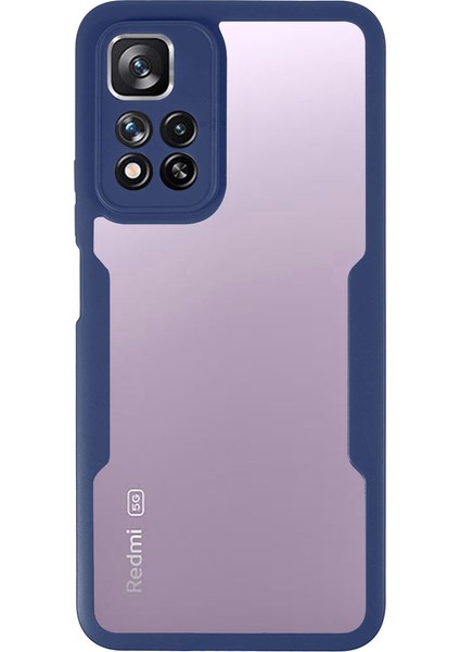 Kamera Lens Koruyucu Pet Ekran Filmi+Akrilik+Tpu Telefon Kılıfı Xiaomi Redmi Için Tam Vücut Koruma Kapağı Not 11 Pro 5g (Çin) (Mediatek)/not 11 Pro+5g-Dark Mavi (Yurt Dışından) fiyatları
