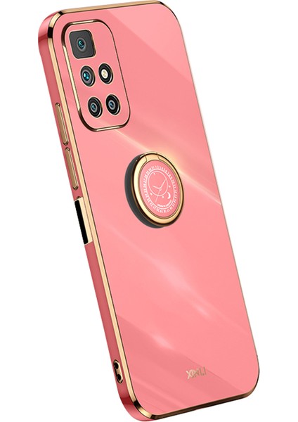 Xiaomi Için Xinli Redmi 10 4g (2021)/REDMI 10 2022 4g/redmi 10 Prime/redmi Not 11 4g (Mediatek) Ring Tutucu Tpu Telefon Kılıfı Kapak-Kırmızı (Yurt Dışından)