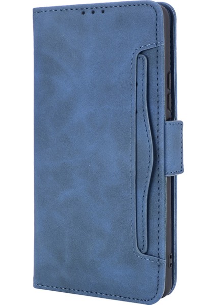 Çoklu Kart Yuvası Tasarım Deri Cüzdan Kılıfı Xiaomi Redmi Note 10 Pro/note 10 Pro Max Anti-Drop Telefon Aksesuar-Mavisi (Yurt Dışından) fiyatları