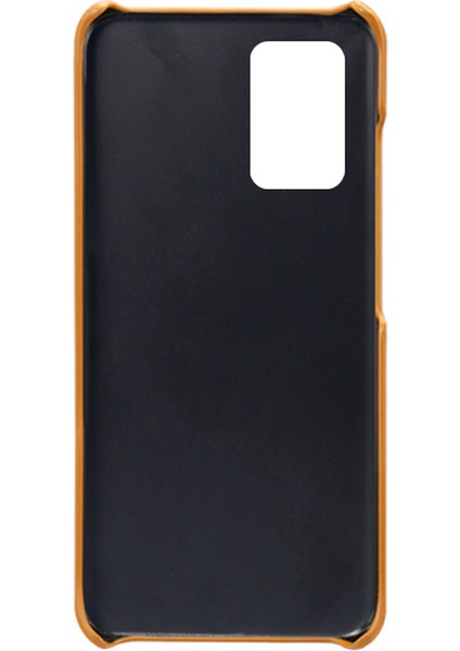 Xiaomi Redmi Için Çift Arka Kart Yuvalı Şık Hafif Pu Deri+Pc Kombo Sert Kapak Not 11 4g (Mediatek)/10 4g (2021)/10 2022 4g-Orange (Yurt Dışından) fırsatları
