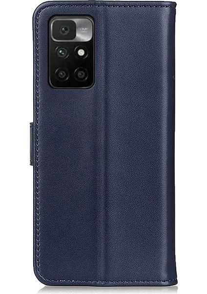 Sıralamaya Dayanıklı Manyetik Toka Deri Telefon Kılıfı Xiaomi Redmi Note 11 4g (Mediatek)/redmi 10 4g/redmi 10 2022 4g/10 Prime-Blue (Yurt Dışından) fırsatları