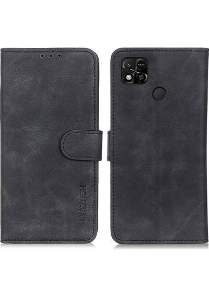 Xiaomi Redmi 10A/REDMI 9c/9c Nfc Için Khazneh Vintage Deri Cüzdan Kılıf (Yurt Dışından)