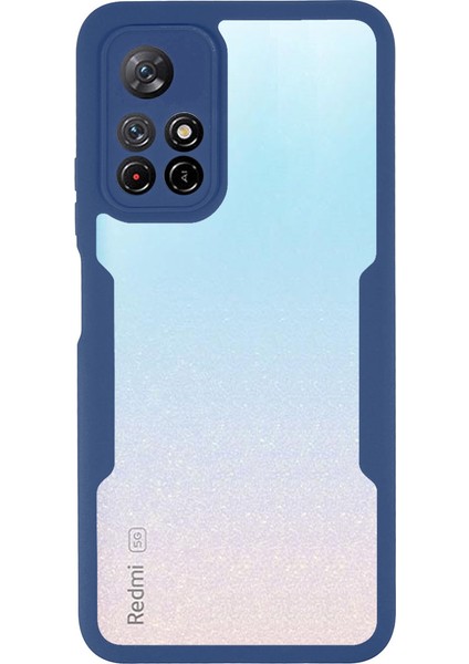 360 Derece Koruma Akrilik+Tpu Hibrit Telefon Kılıfı Kapak Xiaomi Için Pet Ekran Filmi Redmi Not 11 5g (Çin) (Mediatek)/redmi Not 11T 5g/redmi Not 11S 5g-Dark Mavi (Yurt Dışından) fiyatları