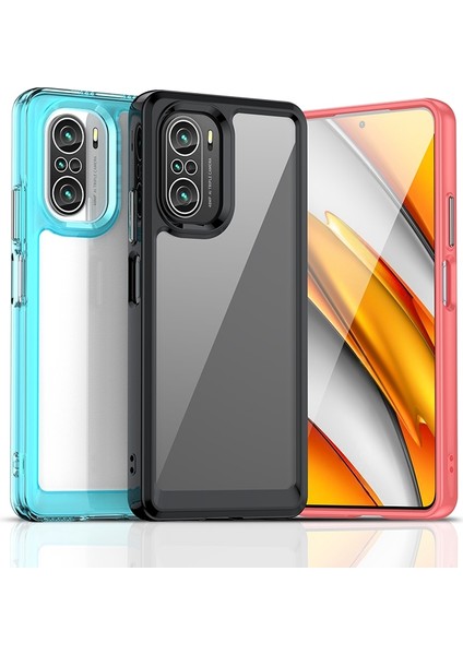 Xiaomi Poco F3/mi 11I/MI 11X/MI 11X Pro/redmi K40/K40 PRO/K40 Pro+ Bağımsız Düğmeler Telefon Kabuğu Tpu+ Akrilik Hibrit Kılıf Black (Yurt Dışından) fiyatları