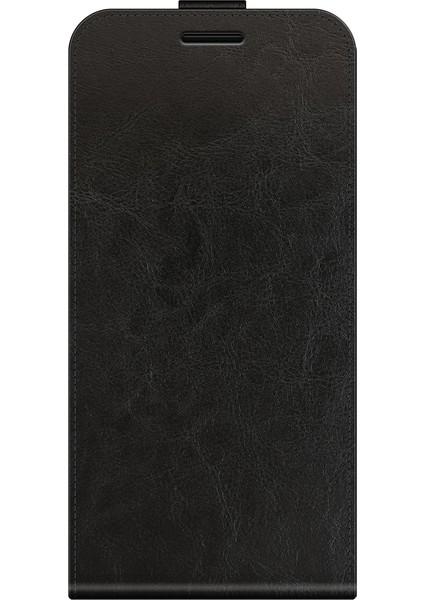 Xiaomi Redmi Için Tek Kart Tutucu ile Dikey Flip Screas Dayanıklı Çılgın At Deri Kılıfı 10 Black (Yurt Dışından) fiyatları
