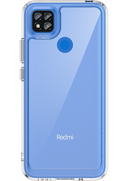 Xiaomi Poco C3/poco C31/REDMI 10A/9C/9C Nfc/9 Activ/9 (Hindistan) Akrilik+Tpu Telefon Kılıfı Şeffaf Arka Kapak Bağımsız Düğmeler-Şeffaf (Yurt Dışından)