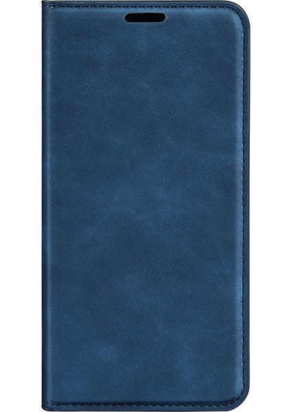 Cilt Deri Deri Cüzdan Telefon Kılıfı Manyetik Emilim Stand Folyo Koruyucu Kapak Xiaomi Redmi Note 11 Pro+ 5g/redmi Note 11 Pro 5g (Çin) (Mediatek) -Blue (Yurt Dışından) fiyatları