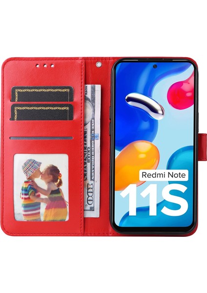 Xiaomi Redmi Için Note 11 Pro 5g (Mediatek)/note 11 Pro+ 5g/poco X4 NFC/11I 5g Ayçiçeği Baskılı Deri Kılıf Stand Cüzdan Telefon Kapak-Kırmızı (Yurt Dışından) fiyatları