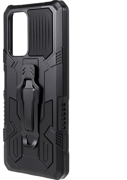Arka Klip Kickstand Tasarım Xiaomi Redmi Için Metal Sayfalı Iyi Korumalı Hibrit Telefon Kılıfı Kabuğu Note 10 Pro-Black (Yurt Dışından) fiyatları
